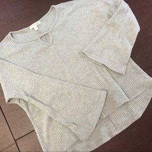Grey The Outfit Waffle Top